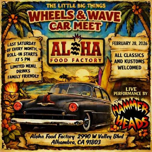 Wheels and Wave Car Meet.