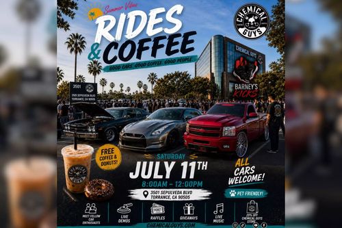 Rides and Coffee at Chemical Guys