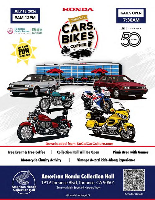 Cars Bikes & Coffee @ HONDA HQ